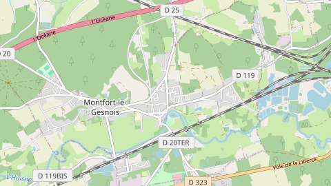 Carte de localisation de l'évènement
