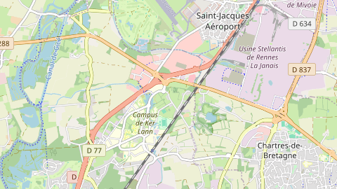 Carte de localisation de l'évènement