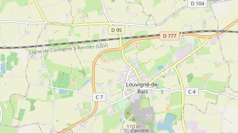 Carte de localisation de l'évènement