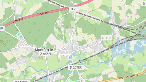 Carte de localisation de l'évènement