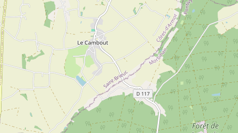 Carte de localisation de l'évènement