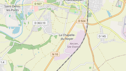 Carte de localisation de l'évènement