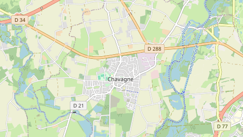 Carte de localisation de l'évènement