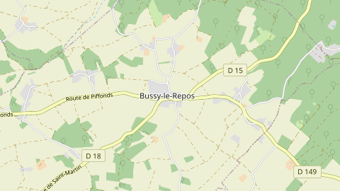 Carte de localisation de l'évènement