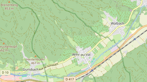 Carte de localisation de l'évènement