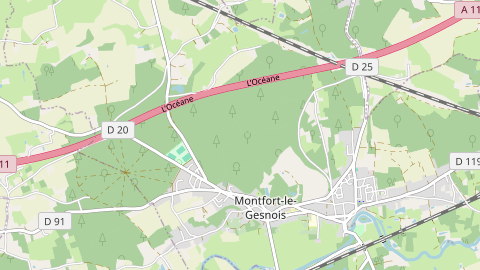 Carte de localisation de l'évènement