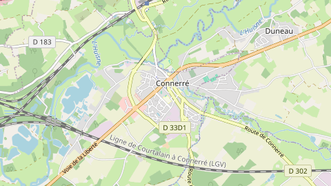 Carte de localisation de l'évènement
