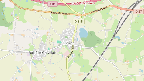 Carte de localisation de l'évènement