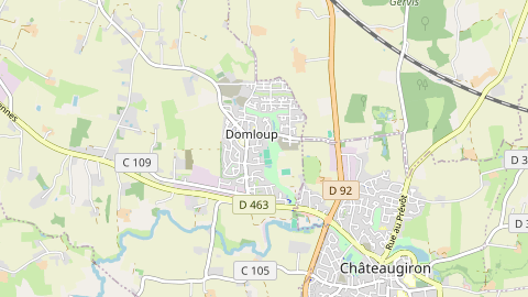Carte de localisation de l'évènement