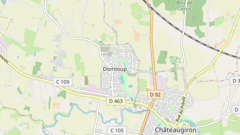 Carte de localisation de l'évènement