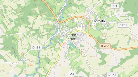 Carte de localisation de l'évènement