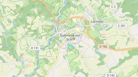 Carte de localisation de l'évènement