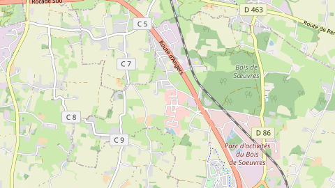 Carte de localisation de l'évènement