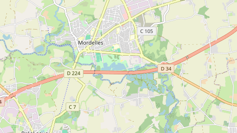 Carte de localisation de l'évènement