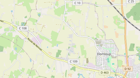 Carte de localisation de l'évènement