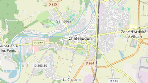 Carte de localisation de l'évènement