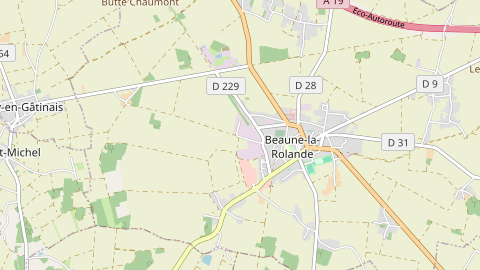 Carte de localisation de l'évènement