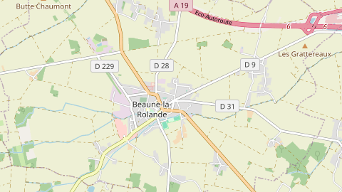 Carte de localisation de l'évènement