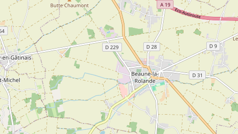Carte de localisation de l'évènement