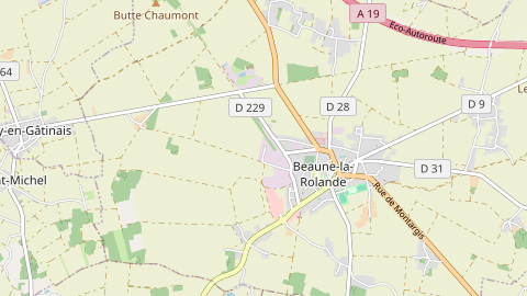 Carte de localisation de l'évènement