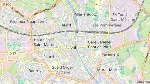 Carte de localisation de l'évènement