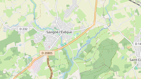 Carte de localisation de l'évènement