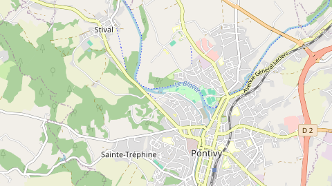 Carte de localisation de l'évènement