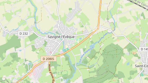Carte de localisation de l'évènement