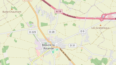 Carte de localisation de l'évènement