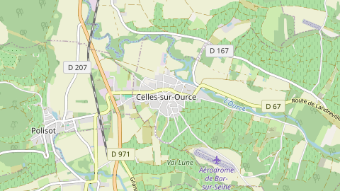 Carte de localisation de l'évènement