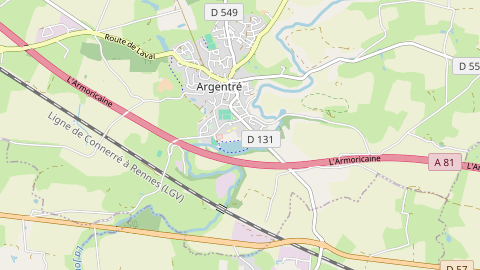 Carte de localisation de l'évènement