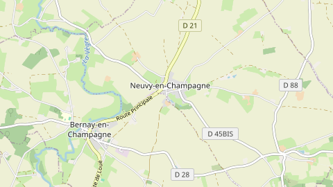 Carte de localisation de l'évènement
