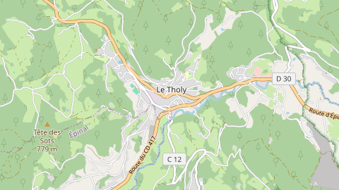 Carte de localisation de l'évènement