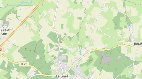 Carte de localisation de l'évènement