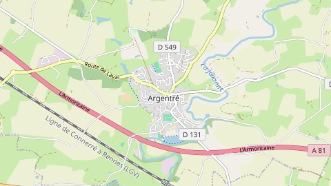 Carte de localisation de l'évènement