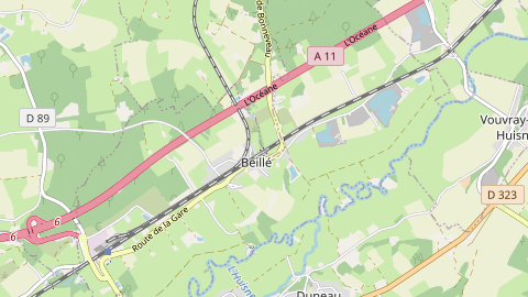 Carte de localisation de l'évènement