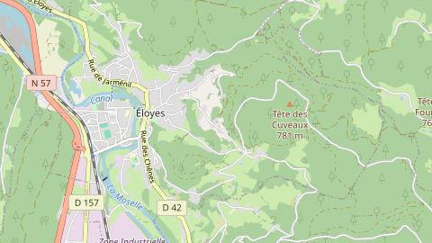 Carte de localisation de l'évènement