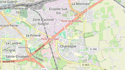 Carte de localisation de l'évènement