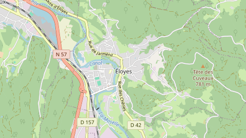 Carte de localisation de l'évènement