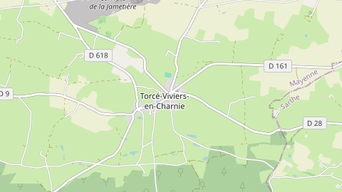 Carte de localisation de l'évènement