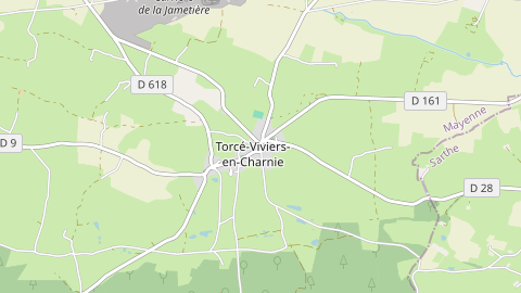 Carte de localisation de l'évènement