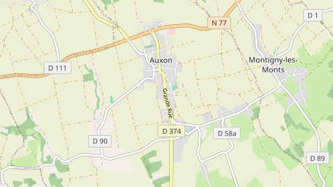 Carte de localisation de l'évènement