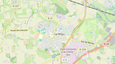 Carte de localisation de l'évènement