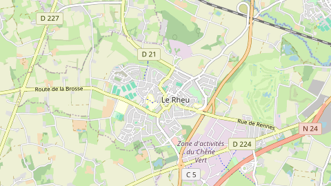 Carte de localisation de l'évènement