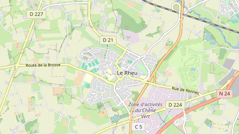 Carte de localisation de l'évènement