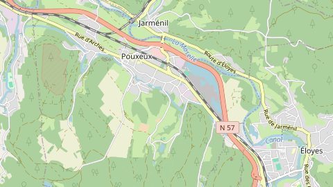 Carte de localisation de l'évènement