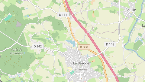 Carte de localisation de l'évènement