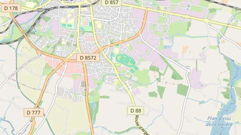 Carte de localisation de l'évènement