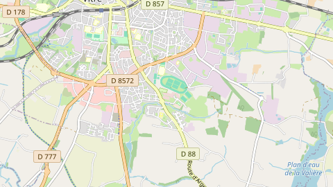 Carte de localisation de l'évènement