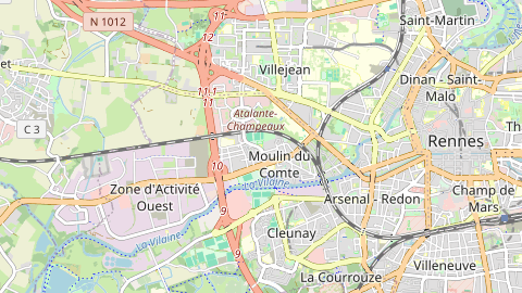 Carte de localisation de l'évènement